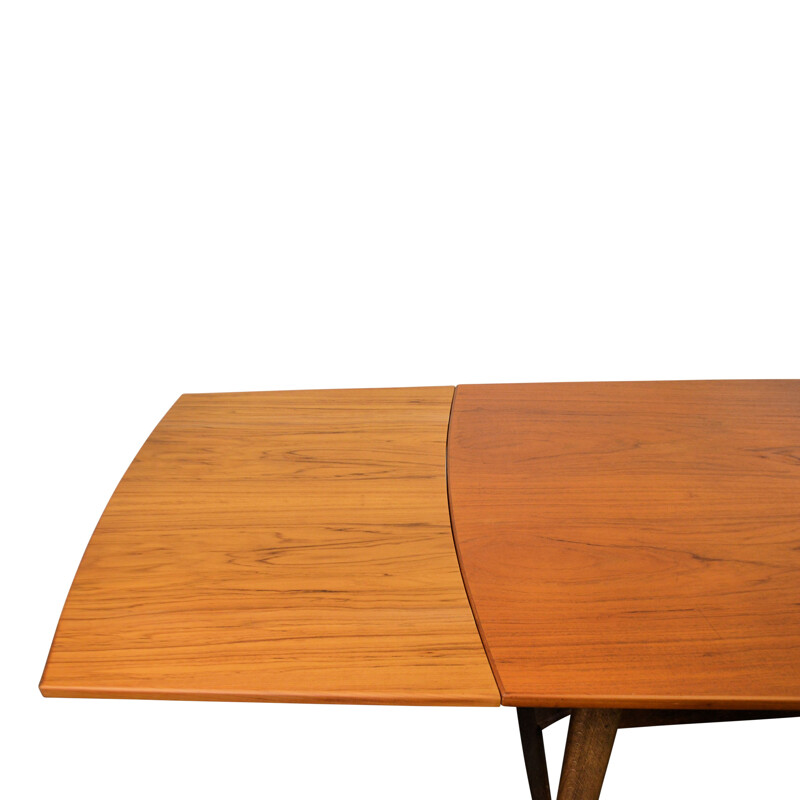 Vintage dining table in teak by Svend Aage Madsen for K. Knudsen - 1950s