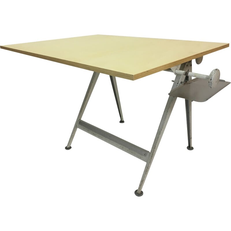 Vintage Reply Drafting Table by Wim Rietveld & Friso Kramer for Ahrend De Cirkel - 1950s