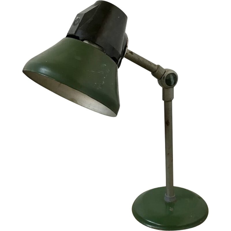 Lampe de bureau vintage verte - 1930