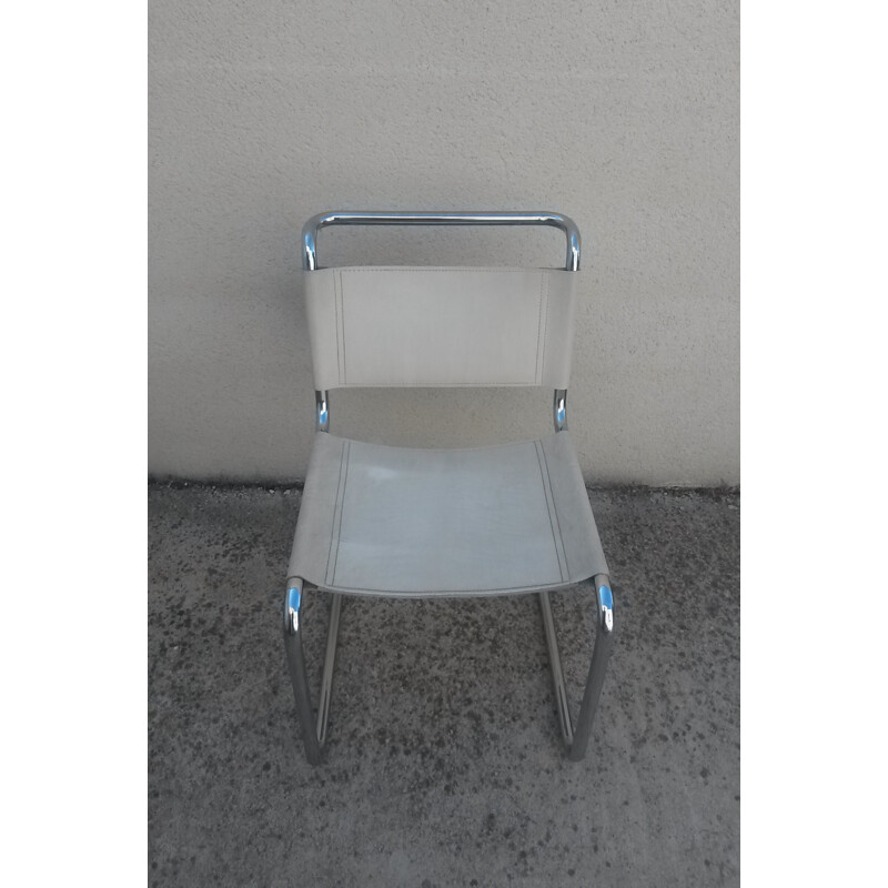 Set of 4 vintage S33 dining chairs by Mart Stam - 1970s