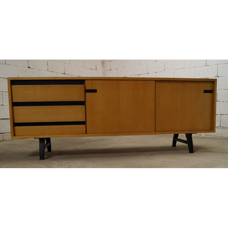 Ermenonville sideboard in ashwood, Gérard GUERMONPREZ - 1950s