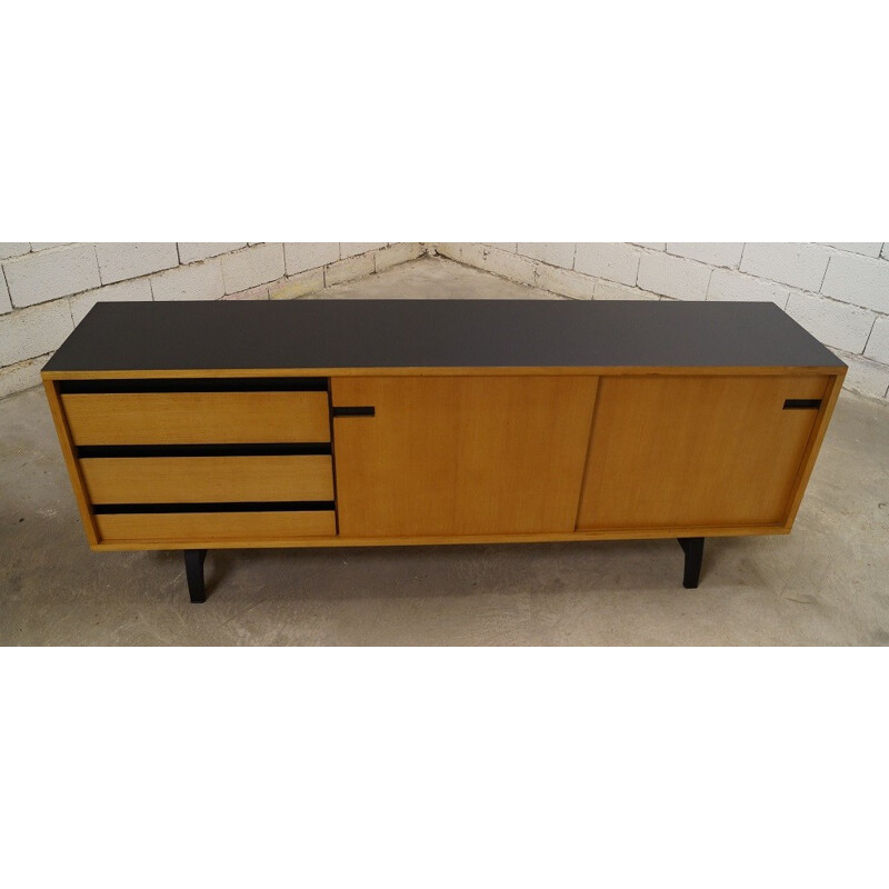 Ermenonville sideboard in ashwood, Gérard GUERMONPREZ - 1950s