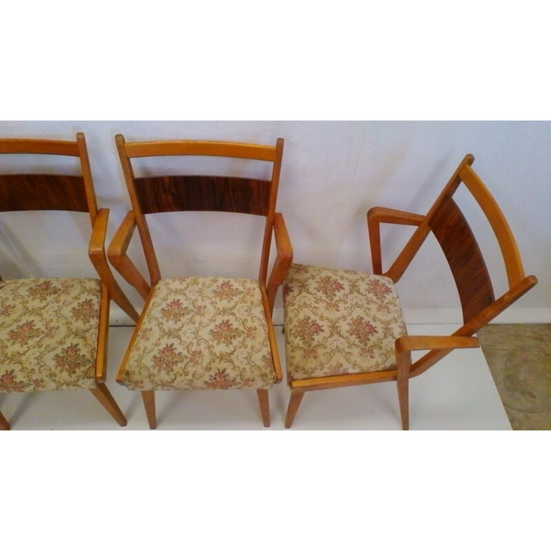 Set of 4 vintage JI-350 dining chairs for Jitona - 1960s