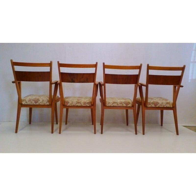 Conjunto de 4 cadeiras de jantar vintage JI-350 da Jitona - 1960