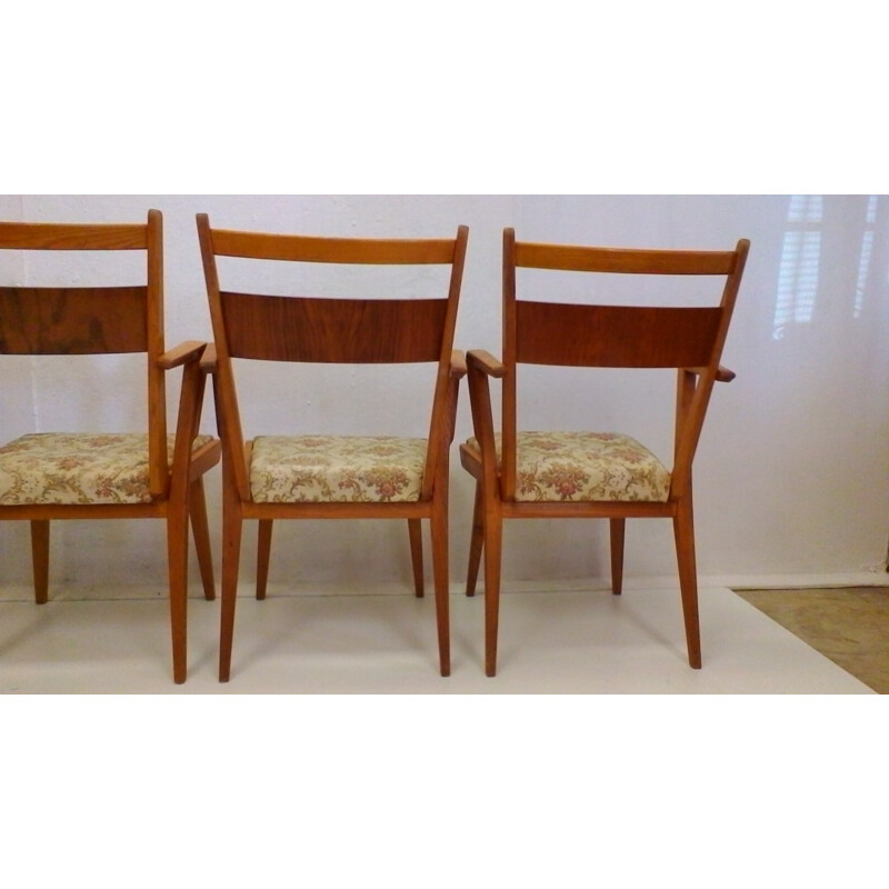 Conjunto de 4 cadeiras de jantar vintage JI-350 da Jitona - 1960