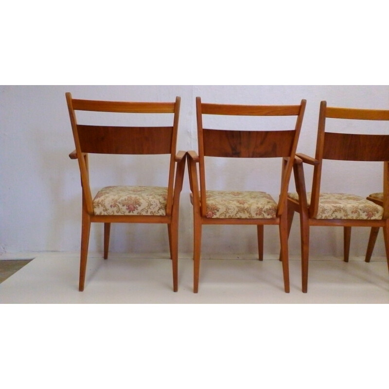 Set of 4 vintage JI-350 dining chairs for Jitona - 1960s