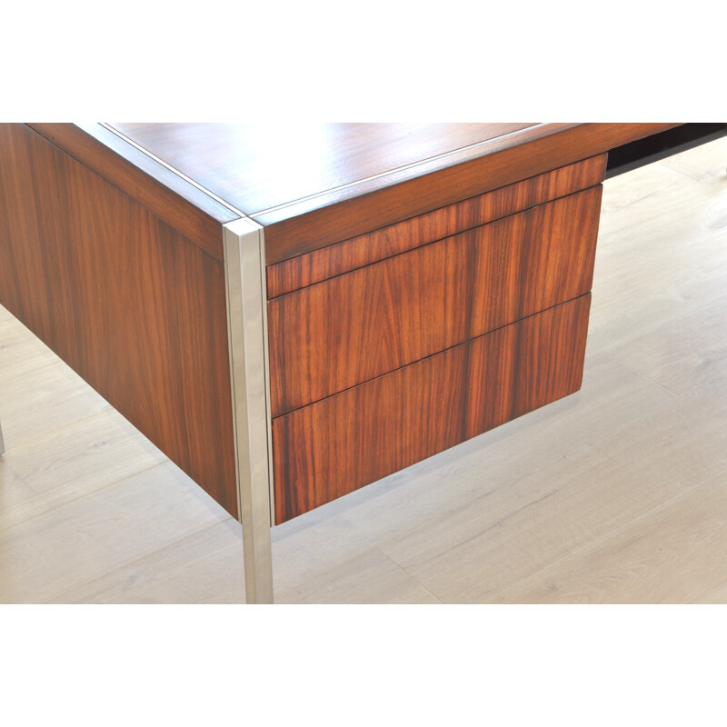 Vintage desk in wood by Richard Schultz for Knoll International - 1960s