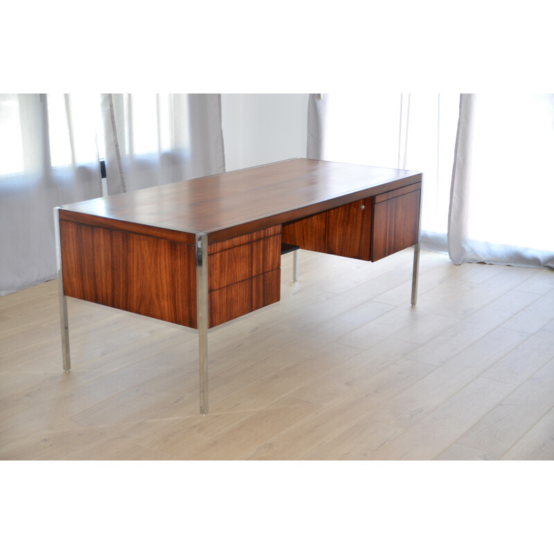 Vintage desk in wood by Richard Schultz for Knoll International - 1960s