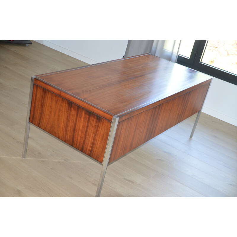 Vintage desk in wood by Richard Schultz for Knoll International - 1960s