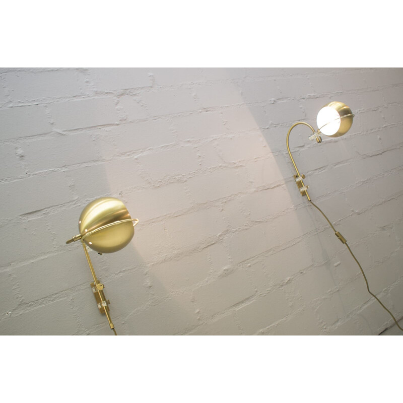 Pair of vintage "Arc" sconces, 1960