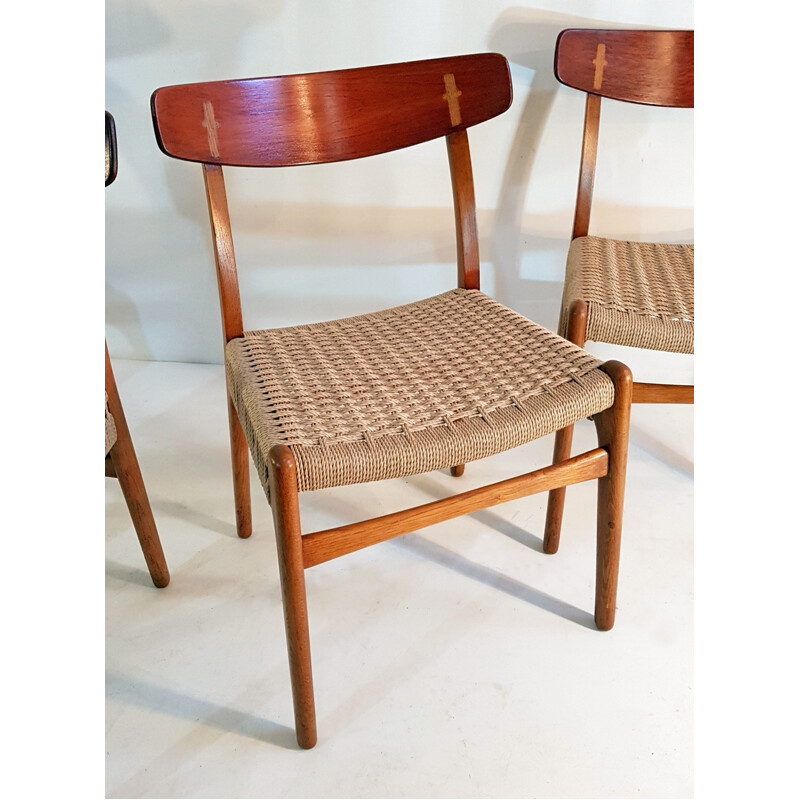 Set of 5 "CH23" Chairs by Hans Wegner - 1950