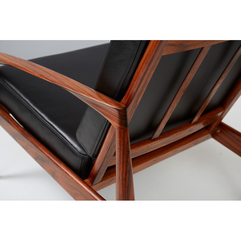 Vintage Paper Knife Armchair in Rosewood by Kai Kristiansen - 1950s