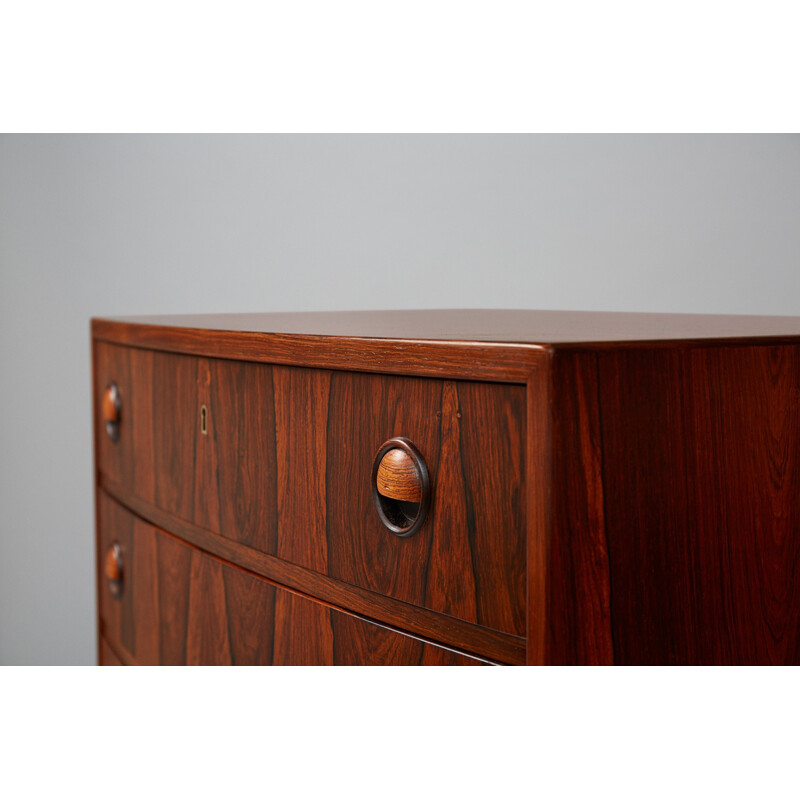 Vintage chest of drawers in rosewood by Kai Kristiansen - 1960s