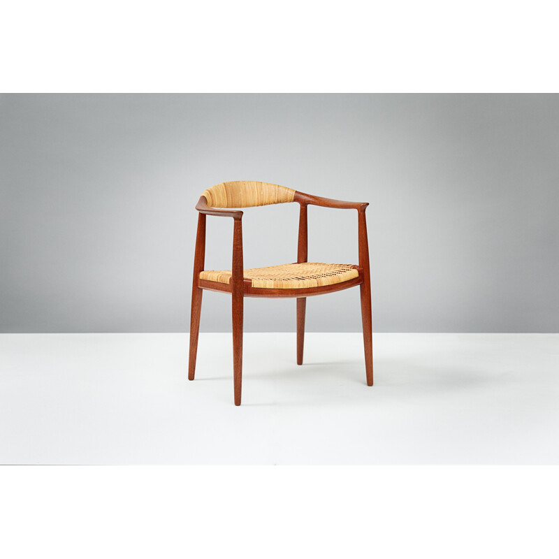 Vintage JH-501 chair in teak by Hans Wegner - 1940s