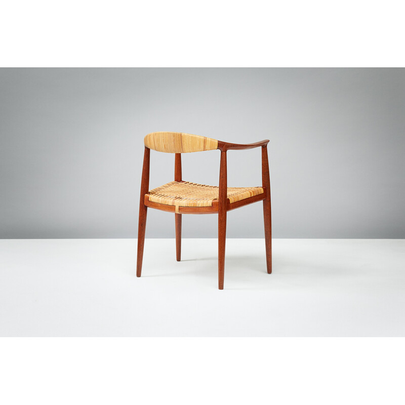 Vintage JH-501 chair in teak by Hans Wegner - 1940s