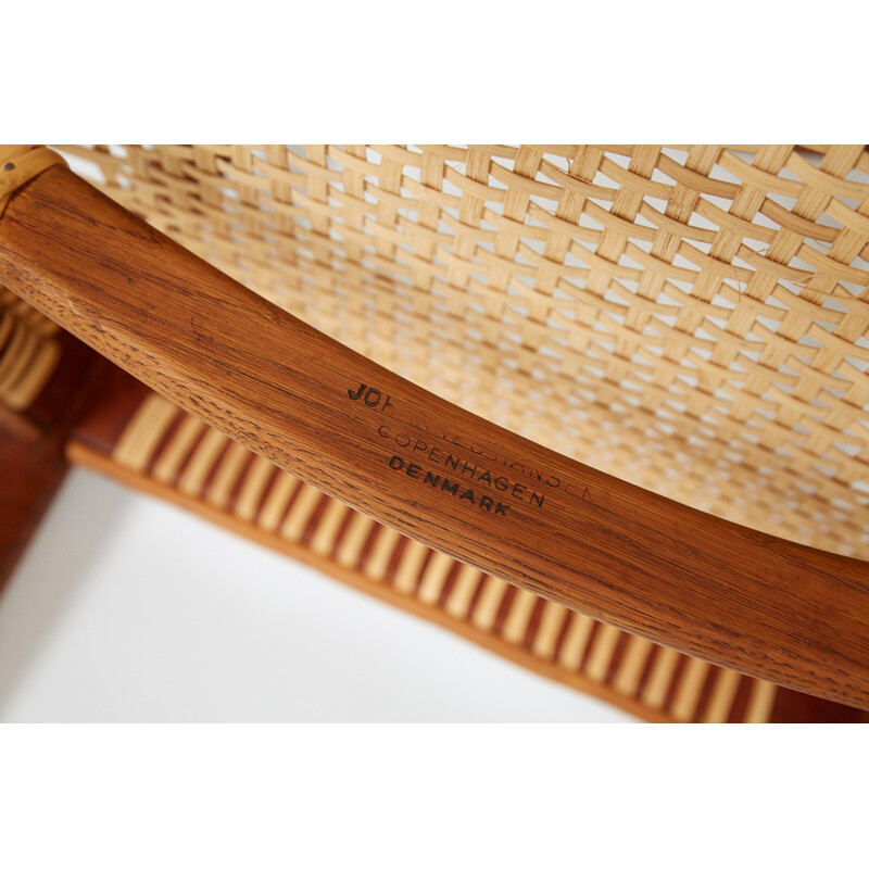 Chaise JH-501 vintage en teck par Hans Wegner - 1940