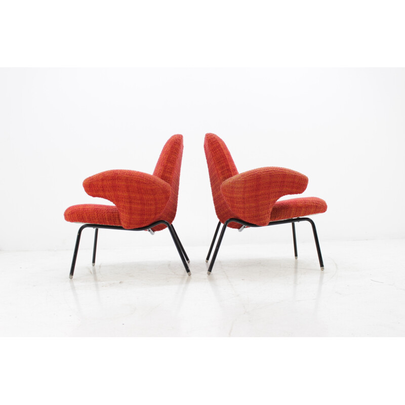 Suite de 2 fauteuils vintage par Alan Fuchs - 1960