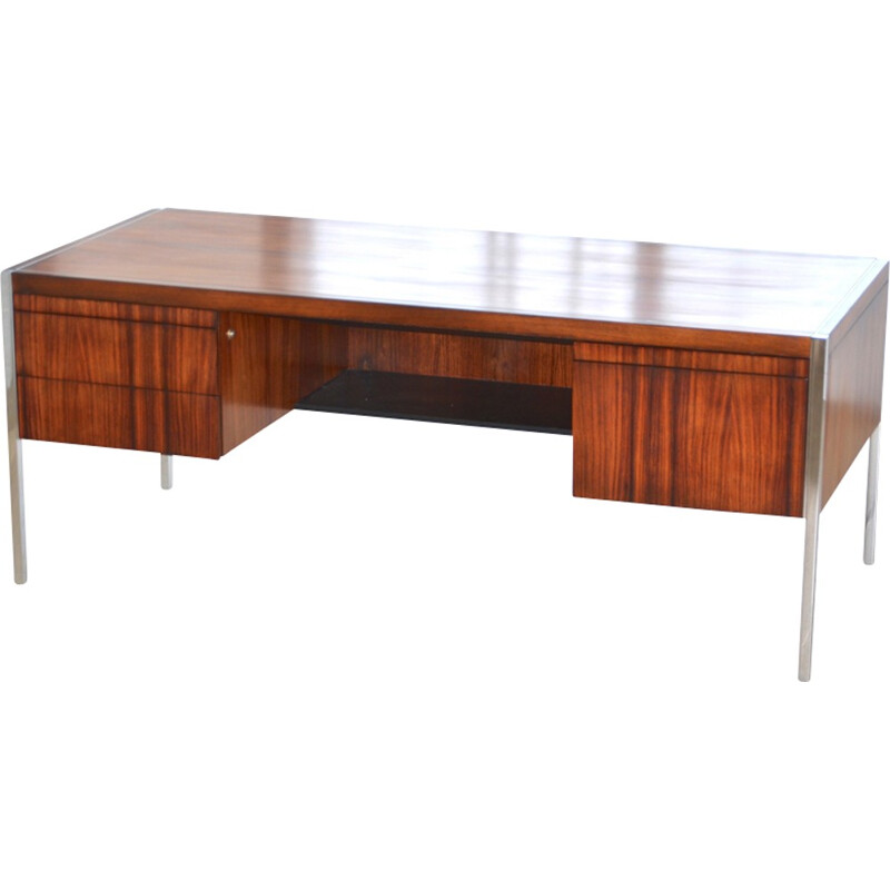 Vintage desk in wood by Richard Schultz for Knoll International - 1960s