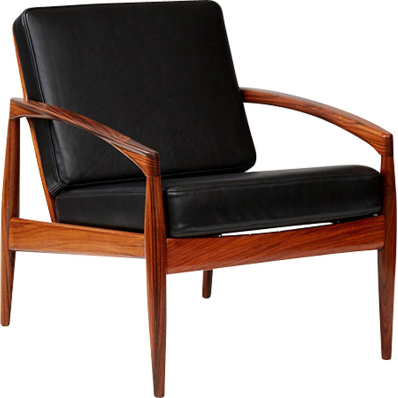 Vintage Paper Knife Armchair in Rosewood by Kai Kristiansen - 1950s