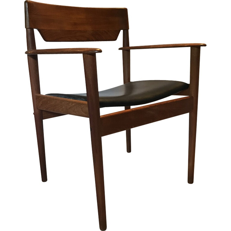 Vintage PJ-42 chair in teak by Grete Jalk - 1960s