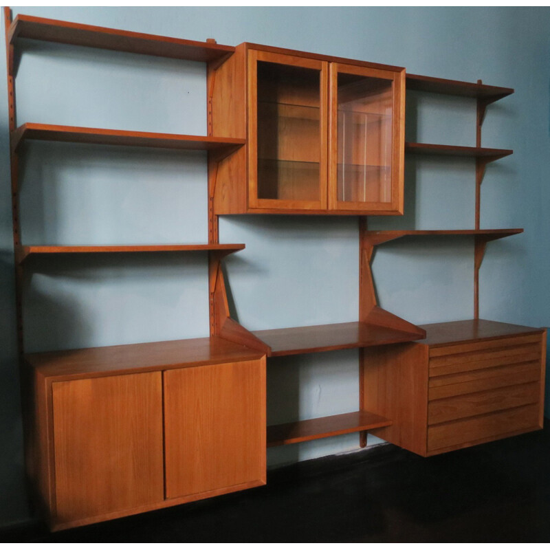 Modular Shelf System in teak by Poul Cadovius for Cado -1960s