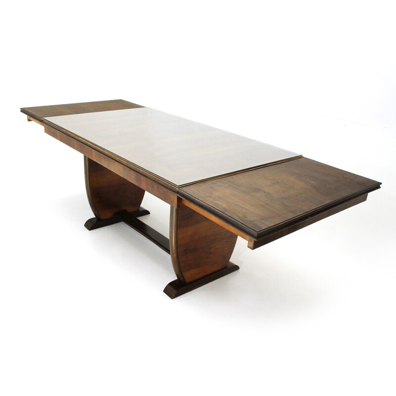 Italian wooden dining table - 1940s