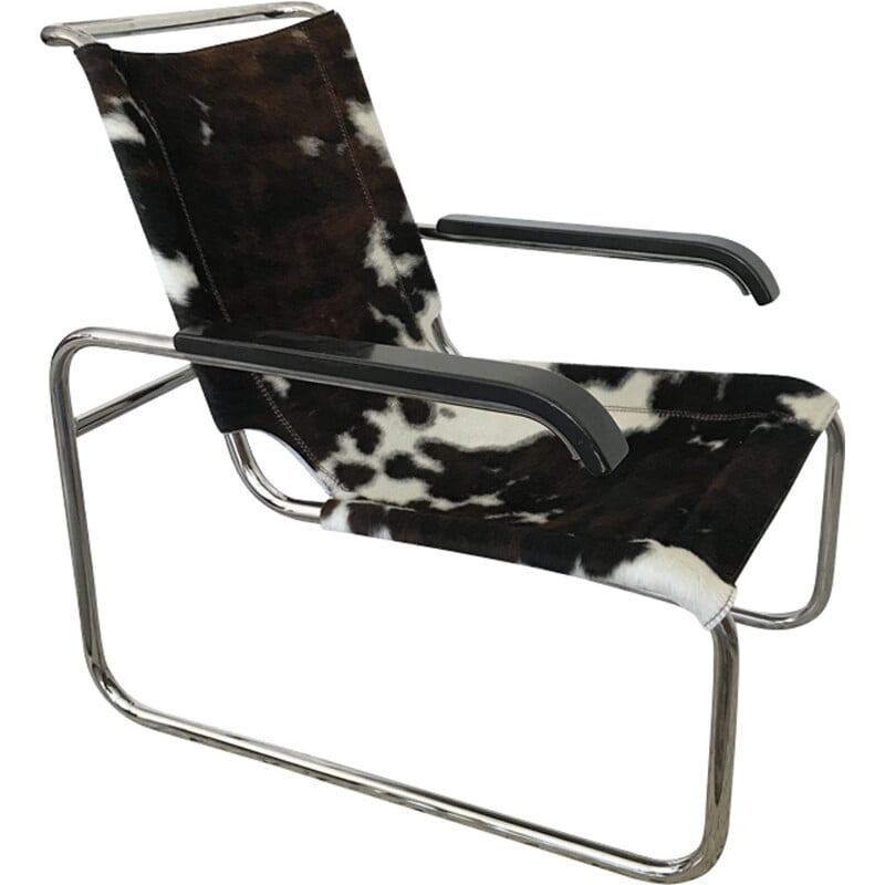 Vintage B35 armchair by Marcel Breuer for Thonet - 1940s