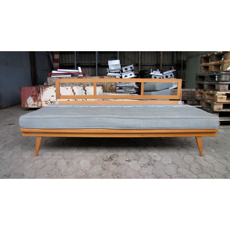 Vintage blue daybed sofa by Wilhelm Knoll - 1960s