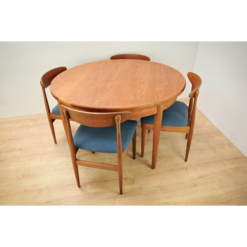 Vintage Dining Table and 4 Chairs - 1960s