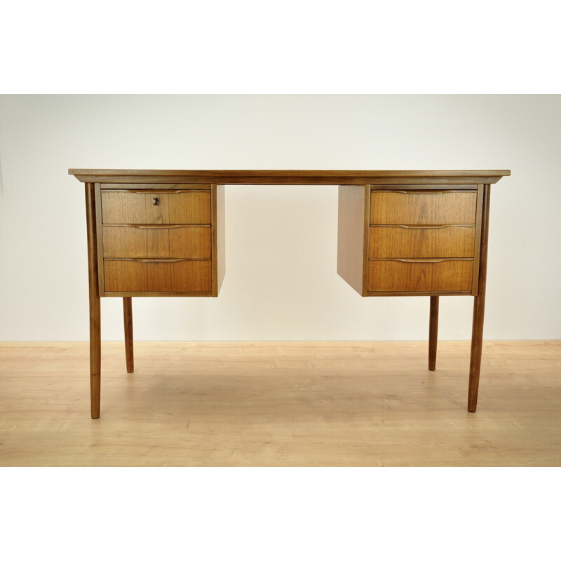 Vintage Danish Teak Desk - 1960s