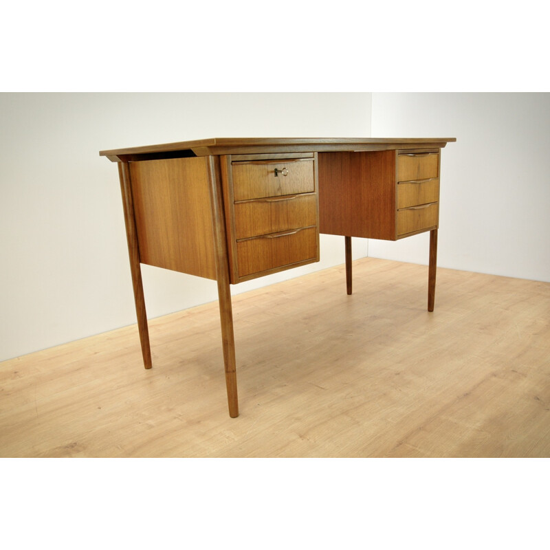 Vintage Danish Teak Desk - 1960s