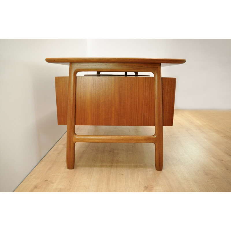 Model 75 Teak Desk from Omann Jun - 1950s