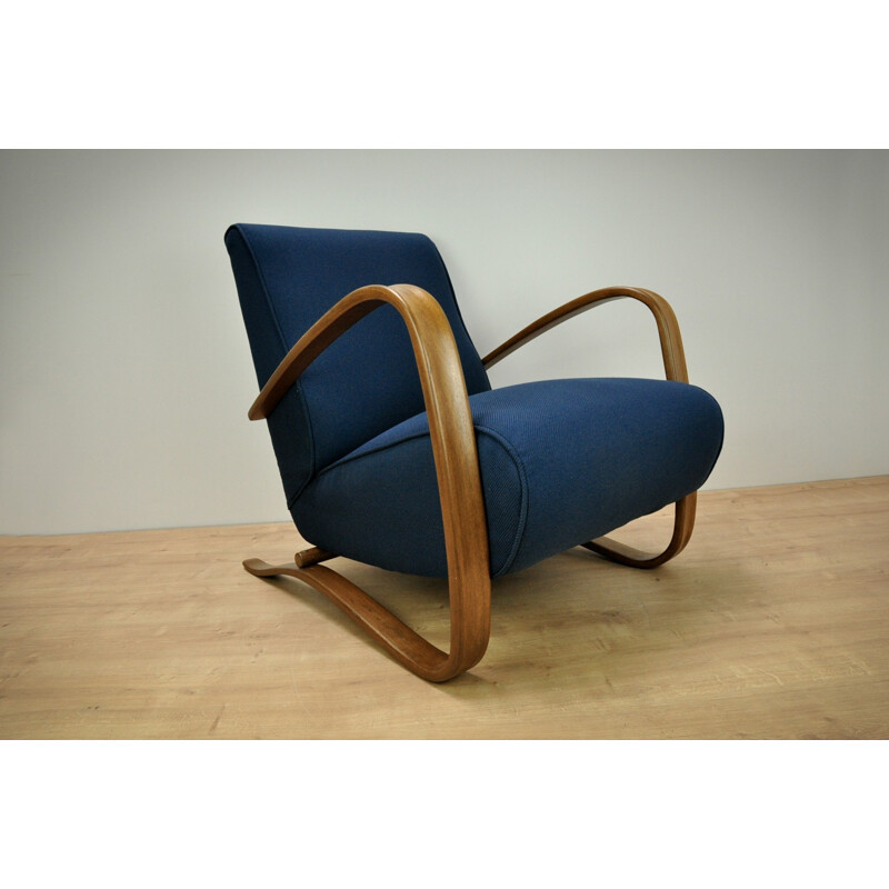 Fauteuil vintage H-269 par Jindřich Halabala pour UP Závody Brno - 1950