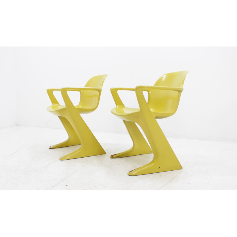Suite de 2 fauteuils "Kangoroo" Vintage par Ernst Moeckl - 1960