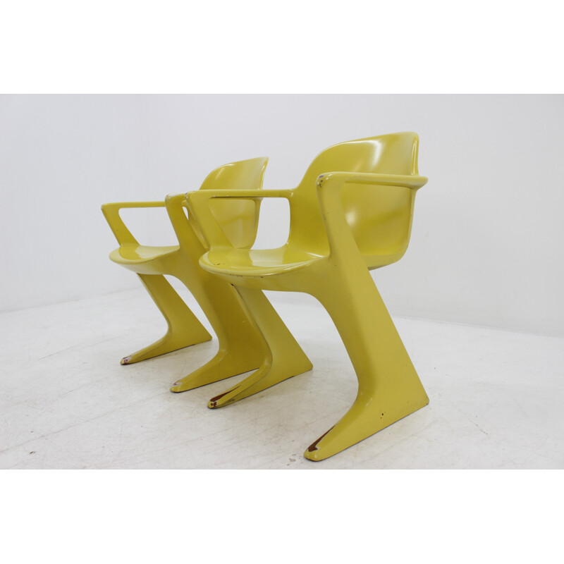 Set of 2 "Kangoroo" vintage Chairs by Ernst Moeckl - 1960s