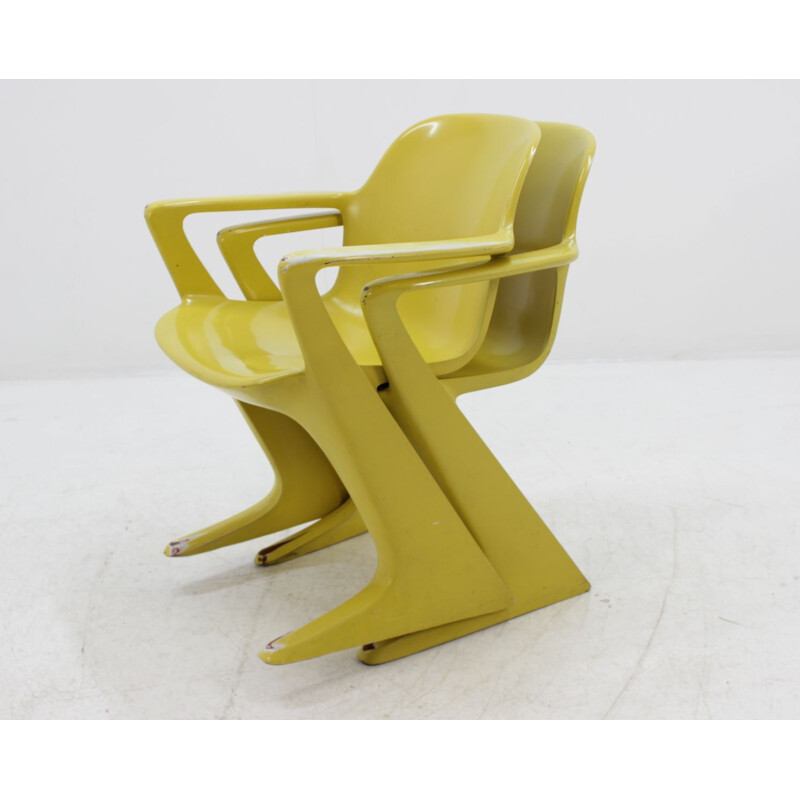 Set of 2 "Kangoroo" vintage Chairs by Ernst Moeckl - 1960s