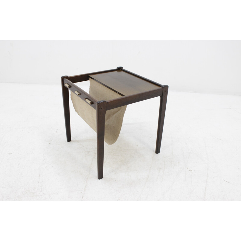 Vintage "BRDR Furbo" Table in Teak with Magazine Rack - 1970s