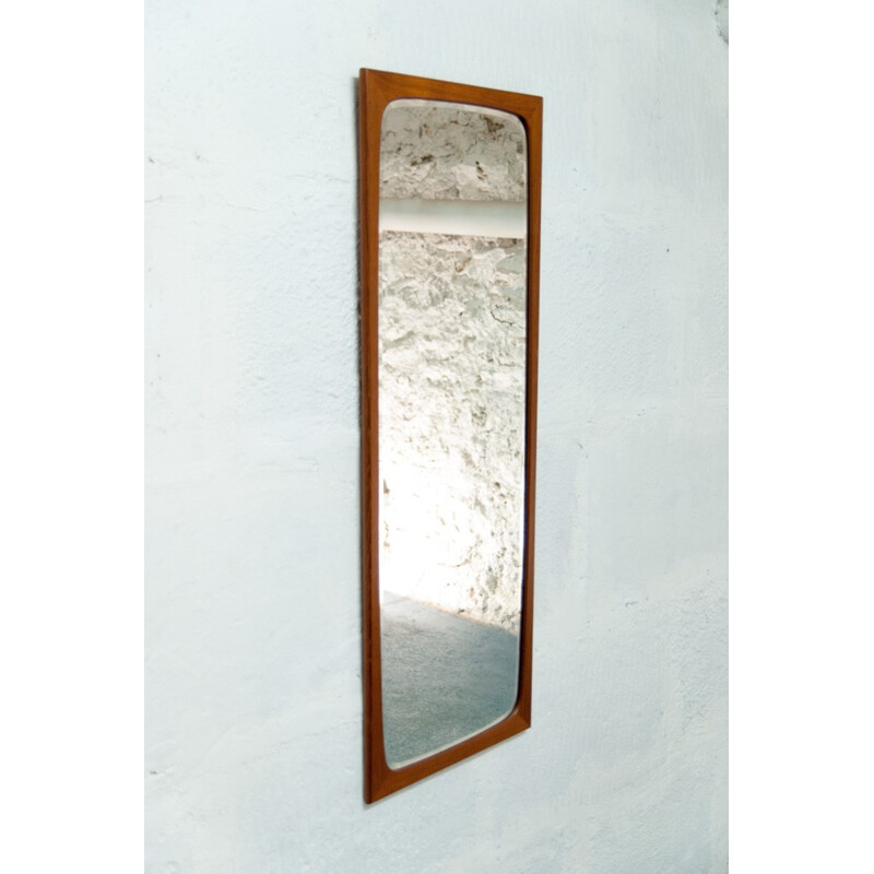 Large Danish vintage mirror 116cm - 1960s