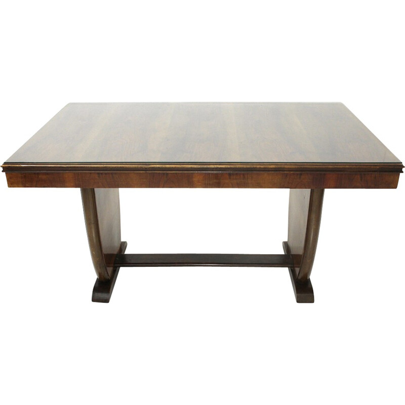 Italian wooden dining table - 1940s