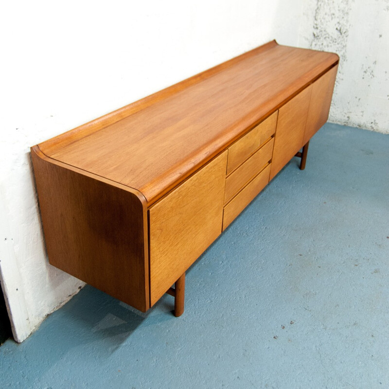 Vintage sideboard in teak with 3 drawers for White & Newton - 1960s