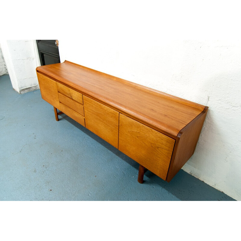 Vintage sideboard in teak with 3 drawers for White & Newton - 1960s