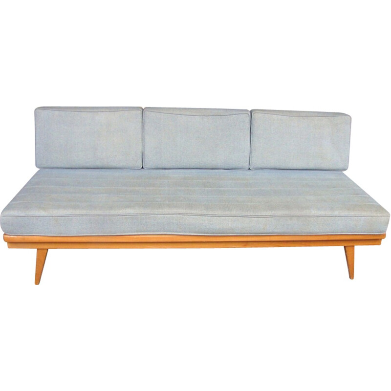 Vintage blue daybed sofa by Wilhelm Knoll - 1960s