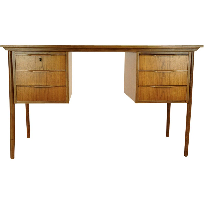 Vintage Danish Teak Desk - 1960s