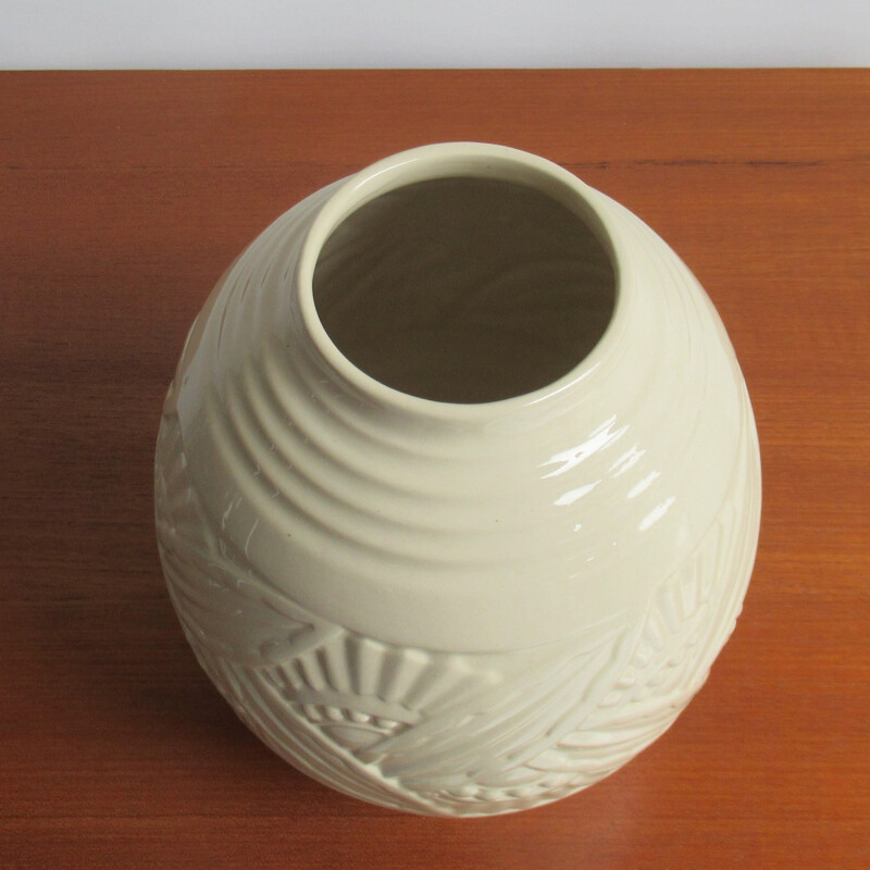 Vase vintage n°1218 par Charles Catteau pour Boch Keramis - 1930