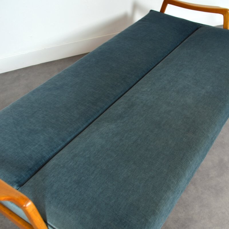 Vintage daybed sofa in beechwood - 1960s 