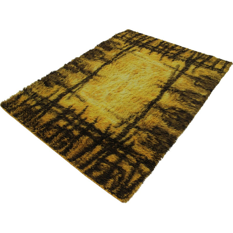 Tapis danois vintage en laine - 1970