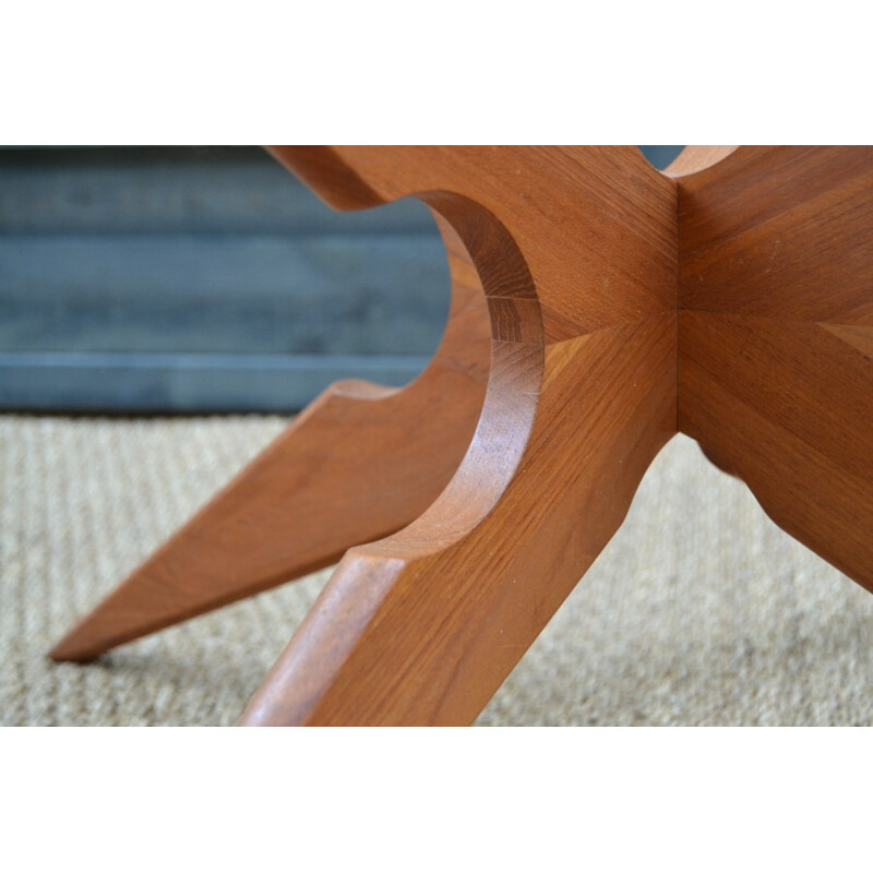 Danish Vintage Teak coffee table by Sika Mobler - 1960s