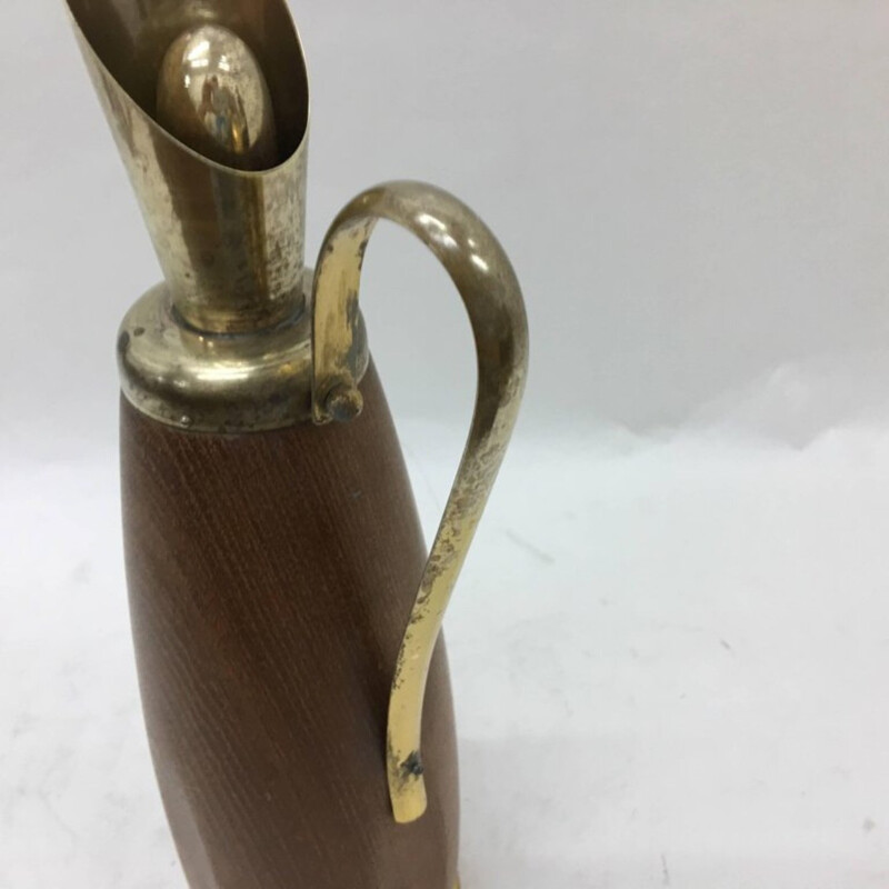 Carafe Vintage en bois par Aldo Tura pour Macabo - 1960