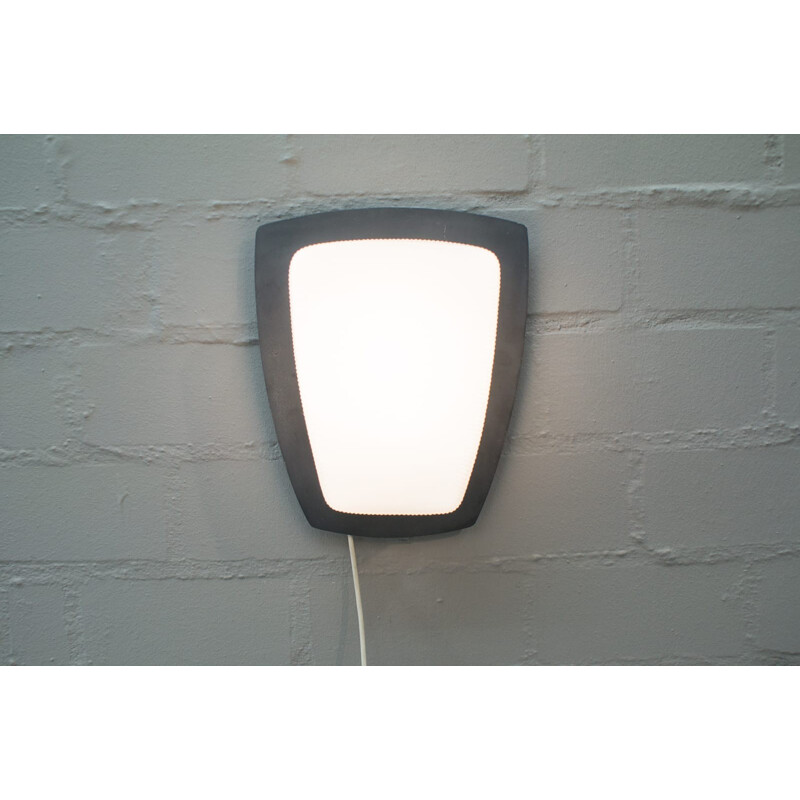 BEGA Vintage white indoor or outdoor wall lamp, 1950