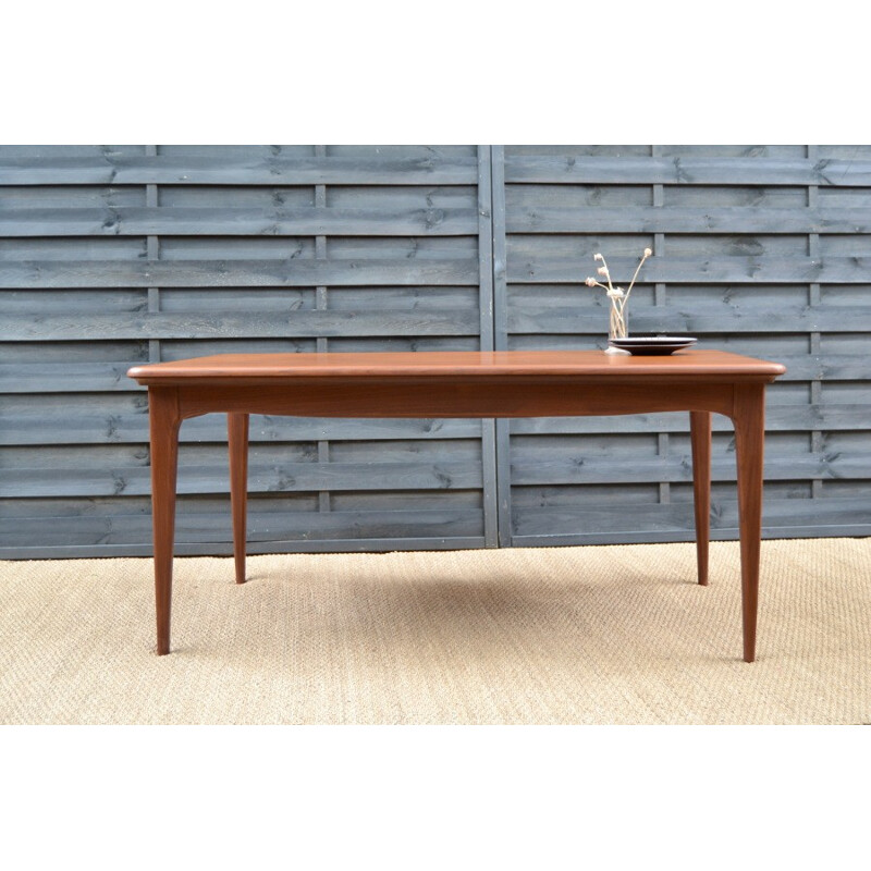 Table de salle à manger vintage extensible francaise - 1960